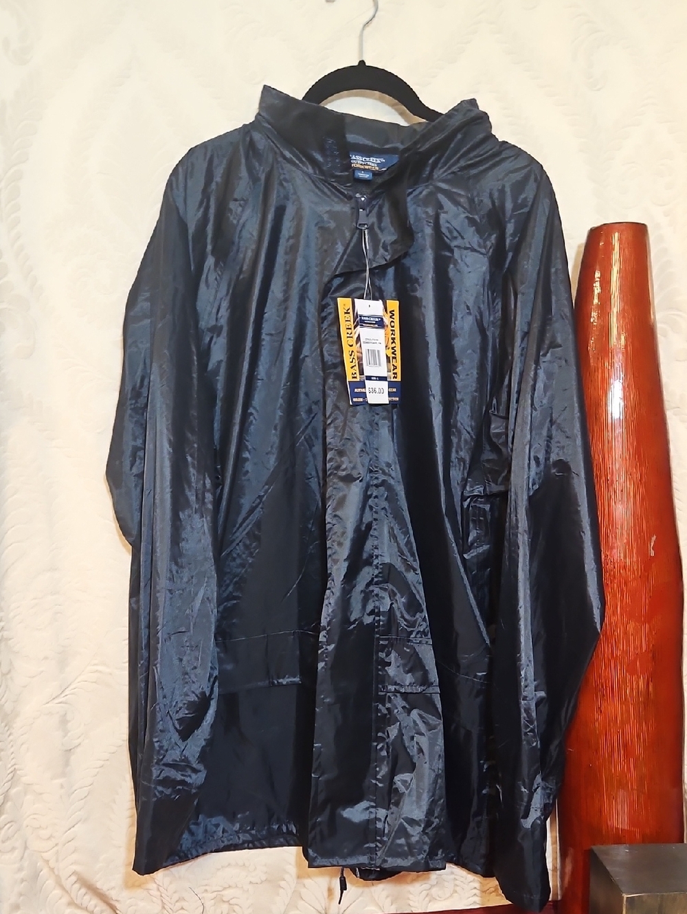 Bass Creek Men's Navy Lightweight Rain shell